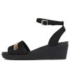 Sandales Crocs (femmes) couleur café métallisé « Doré et noir » 205800-98A