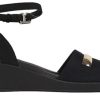 Sandales Crocs (femmes) couleur café métallisé « Doré et noir » 205800-98A