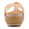 Sandales Crocs (femmes) couleur or 204939-277