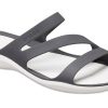 Sandales Crocs (femmes) « Gris Blanc » 203998-04D