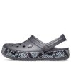 Sandales Crocs (femmes) motif serpent noir graphite 206380-02W