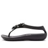 Sandales Crocs (femmes) respirantes, confortables et légères noires 205600-060