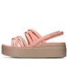 Sandales Crocs (femmes) à semelle épaisse, confortables et tendance, roses, 206751-6RL