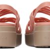 Sandales Crocs (femmes) à semelle épaisse, confortables et tendance, roses, 206751-6RL