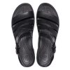 Sandales Crocs (femmes) Tulum « All Black » 206737-0L9