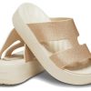 Sandales Crocs Getaway à plateforme et bride en H (femmes) « Blanc/Marron » 209667-160