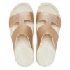 Sandales Crocs Getaway à plateforme et bride en H (femmes) « Blanc/Marron » 209667-160