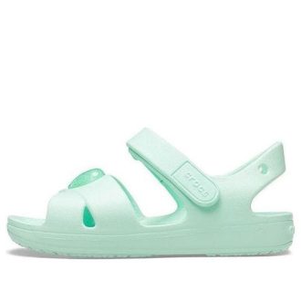 Sandales Crocs (GS) Classic à brides croisées « Vert menthe » 206245-3TI