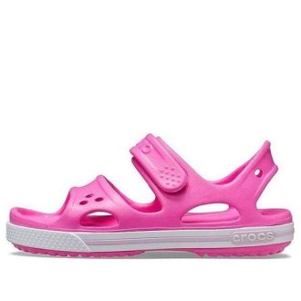 Sandales Crocs (GS) Crocband II « Rose Blanc » 14854-6QQ