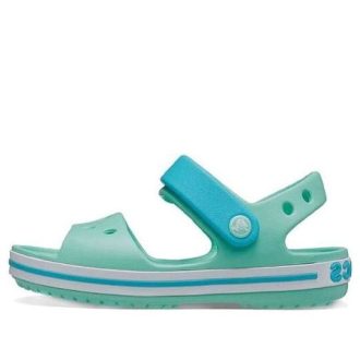 Sandales Crocs (GS) Crocband « Vert Bleu » 12856-3U3