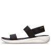 Sandales Crocs LiteRide Fashion noires pour femme 205106-066