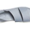 Sandales Crocs LiteRide grises et bleu clair (femmes) « Gris et blanc » 206081-00J