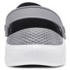 Sandales Crocs LiteRide, noir, gris fumé, unisexe, 204592-05M