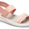 Sandales Crocs LiteRide roses pour femme 205106-6KP