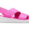 Sandales Crocs LiteRide rouges pour femme 206081-6QV