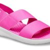 Sandales Crocs LiteRide rouges pour femme 206081-6QV