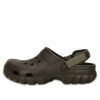 Sandales Crocs minimalistes, résistantes et confortables, style sport unisexe marron 202651-23B