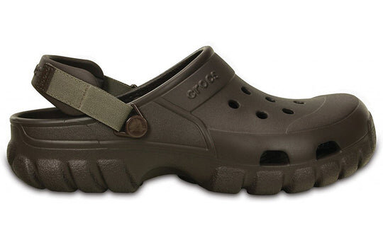 Sandales Crocs minimalistes, résistantes et confortables, style sport unisexe marron 202651-23B
