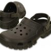 Sandales Crocs minimalistes, résistantes et confortables, style sport unisexe marron 202651-23B