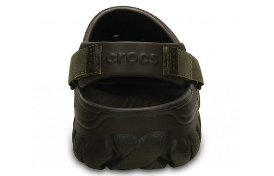 Sandales Crocs minimalistes, résistantes et confortables, style sport unisexe marron 202651-23B