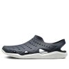 Sandales Crocs noires et blanches 203963-462