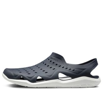 Sandales Crocs noires et blanches 203963-462