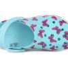 Sandales Crocs (PS) 4 à imprimé, talon plat, pour la plage et le sport, bleues, 206178-4O9
