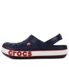 Sandales Crocs (PS) Corcband Bold Logo Minimalistes Décontractées Bleu Rouge « Bleu Rouge » 206022-4CC