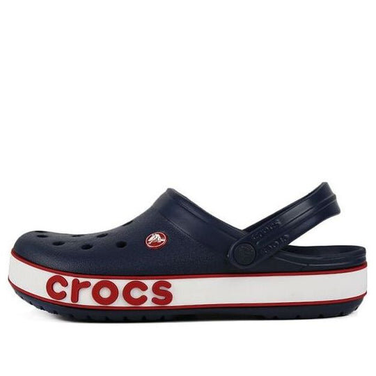 Sandales Crocs (PS) Corcband Bold Logo Minimalistes Décontractées Bleu Rouge « Bleu Rouge » 206022-4CC