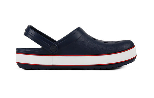 Sandales Crocs (PS) Corcband Bold Logo Minimalistes Décontractées Bleu Rouge « Bleu Rouge » 206022-4CC