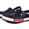 Sandales Crocs (PS) Corcband Bold Logo Minimalistes Décontractées Bleu Rouge « Bleu Rouge » 206022-4CC