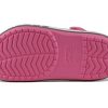 Sandales Crocs (PS) Crocband Bold Logo Outdoor à talon plat, style sport minimaliste, roses, 206022-65Y