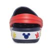 Sandales Crocs (PS) Mickey Outdoor à talon plat, bleu foncé, 207077-410