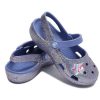 Sandales Crocs (PS) Outdoor à talon plat bleu brillant sport 206370-434