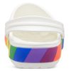 Sandales Crocs Rainbow blanches 206361-94S