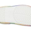 Sandales Crocs Rainbow blanches 206361-94S