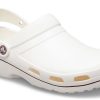 Sandales Crocs résistantes et confortables pour le sport, unisexes, blanches et marron, « Blanc Marron » 205883-0FW