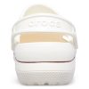 Sandales Crocs résistantes et confortables pour le sport, unisexes, blanches et marron, « Blanc Marron » 205883-0FW
