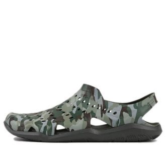 Sandales Crocs Swiftwater Camo Wave « Vert Marron » 206010-97G