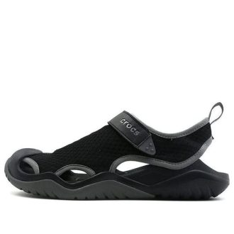 Sandales Crocs Swiftwater « Noir Gris Foncé » 205289-001