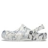 Sandales Crocs unisexes Bayaband – Camouflage blanc « Gris blanc » 206230-1D3