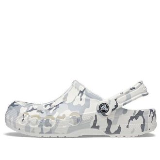 Sandales Crocs unisexes Bayaband – Camouflage blanc « Gris blanc » 206230-1D3