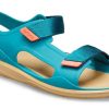 Sandales Crocs vert pin 206526-3TW