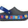Sandales d&rsquo;extérieur décontractées Crocs (PS) CFL Transformers Bnd Lt Slate Graffiti Gris 205501-0DA