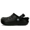 Sandales d&rsquo;extérieur doublées Crocs (GS) « Noir » 207009-060