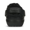 Sandales d&rsquo;extérieur doublées Crocs (GS) « Noir » 207009-060
