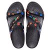 Sandales décontractées Crocs Kadee (femmes) Tie Dye Noir 206894-001