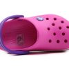 Sandales décontractées Crocs (PS) Crocband Wavy Band Small, rose et violet, 205697-6L0