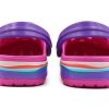 Sandales décontractées Crocs (PS) Crocband Wavy Band Small, rose et violet, 205697-6L0