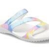 Sandales décontractées multicolores Tie Dye Swiftwater Crocs (femmes) « Blanc » 206894-928